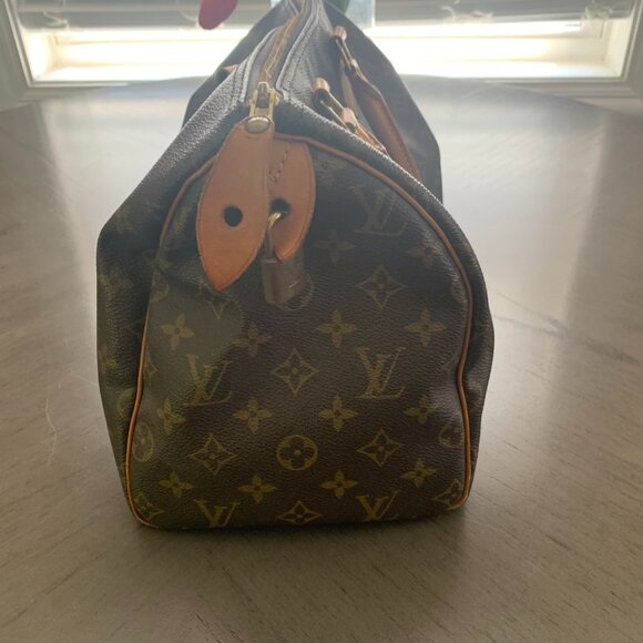 Auth Louis Vuitton monogram Speedy 30 bag - Picture 16 of 16